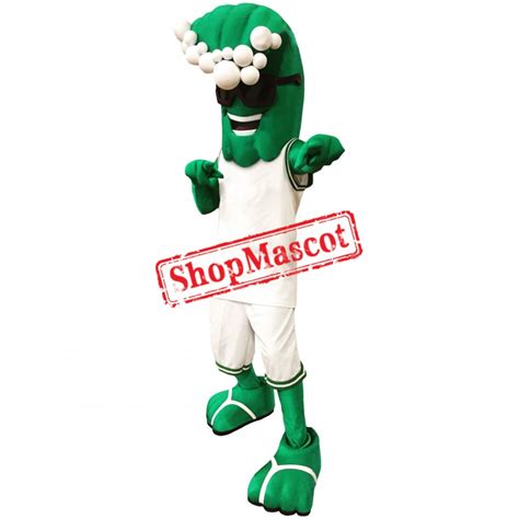 Green Wave Mascot Costume