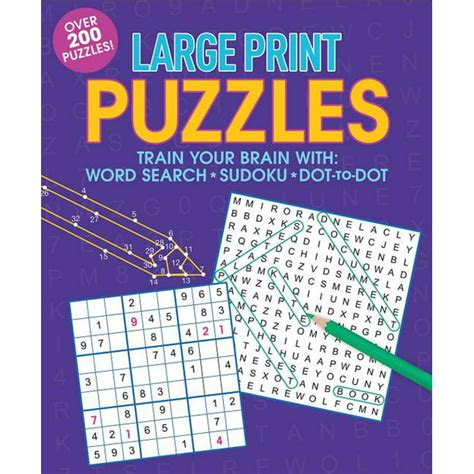 Large Print Puzzle Books (Paperback) - Walmart.com - Walmart.com