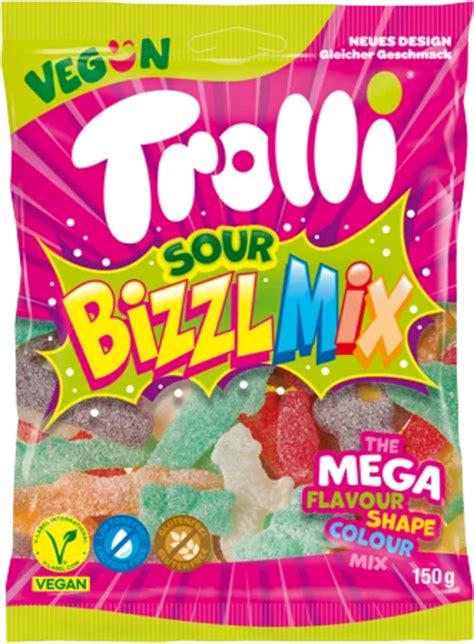 Trolli Sour Bizzlmix Gumene Bombone 150 G Dmrs