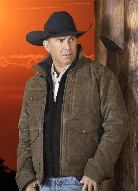 John Dutton Yellowstone Season 5 Quilted Jacket