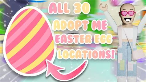 All 30 Adopt Me Easter Egg Locations | Roblox | Roblox, Adoption ...