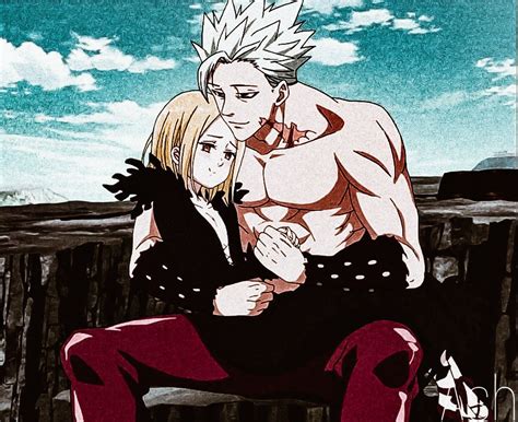 ban x elaine | Nanatsu, Anime, Personagens de anime