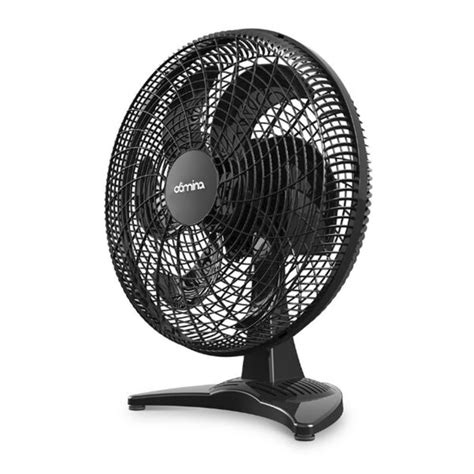 Ventilador Domina Oscilante De Mesa 50cm Preto Leroy Merlin