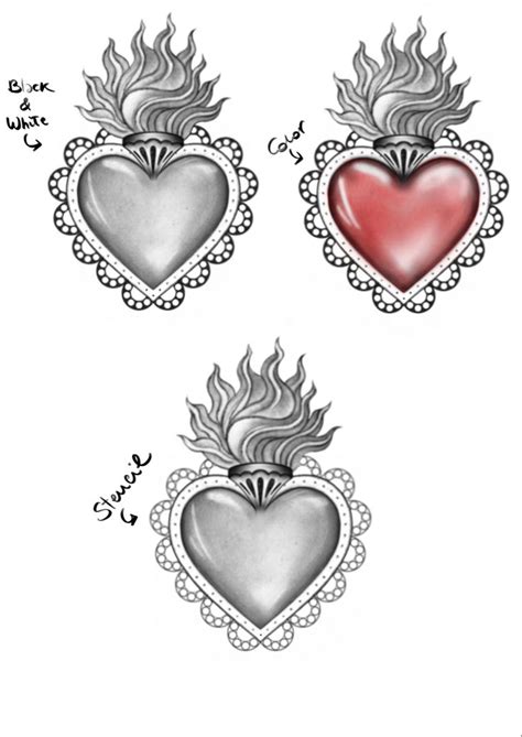 Sacred Heart Tattoo Ideas Tatuaggi Sacro Cuore Idee Per Tatuaggi