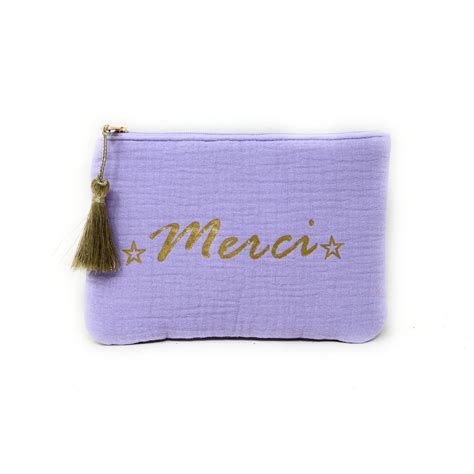 Collection Trousse Trousse Pochette En Gaze De Coton COCOON Merci