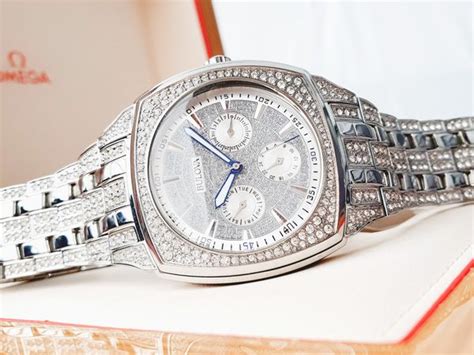 Bulova Quartz C Phantom Swarovski Watch Mm Ng H Nam