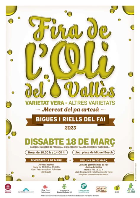 Fira De L Oli Vera I Mercat Del Pa Artes A Bigues I Riells Del Fai