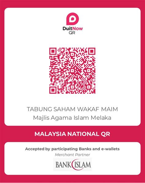 QR Code Tabung Saham Wakaf MAIM IWakaf