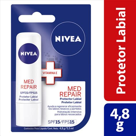 Protetor Labial Nivea Med Protection Fps 15 48g Drogaria Sao Paulo