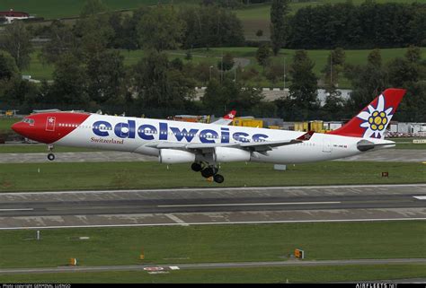 Edelweiss Air Airbus A340 HB JME Photo 74178 Airfleets Aviation