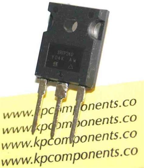 Irfp240 Mosfet N Ch 200v 20a Kp Components Inc