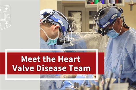 Meet The Heart Valve Disease Team Division Of Cardiothoracic Surgery