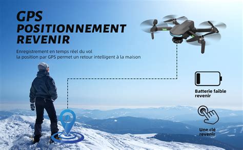 Nmy Drone Gps Avec Cam Ra K Transmission En Direct G Wifi Fpv