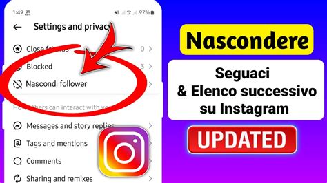 Come Nascondere I Follower E Lelenco Dei Follower Su Instagram 2024 Nascondi Follower Su