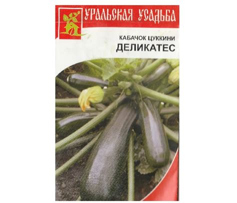 Кабачок цуккини "Деликатес" - Семена ВК Омск, Купить Семена в Омске
