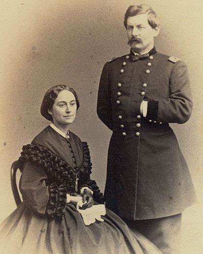 George B Mcclellan And His Wife Ellen Mary Marcy Mr Lincolns White