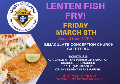 Mar 8 Lenten Fish Fry Secaucus Nj Patch