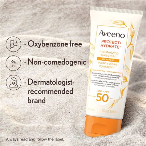 Aveeno SPF50 sunscreen – Radiant Pharmacy