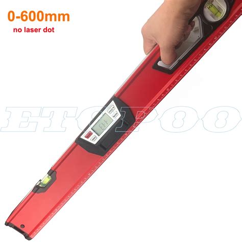 400mm 600mm Digital Laser Level Digital Angle Finder Spirit Level Upright Inclinometer