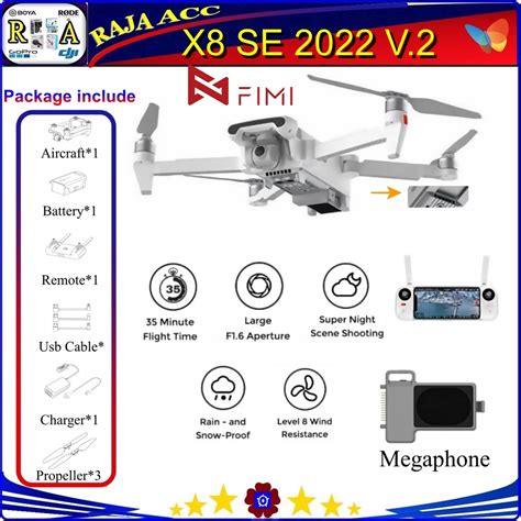 Jual Fimi X Se V Drone Gps Km K Mp Axis Gimbal With