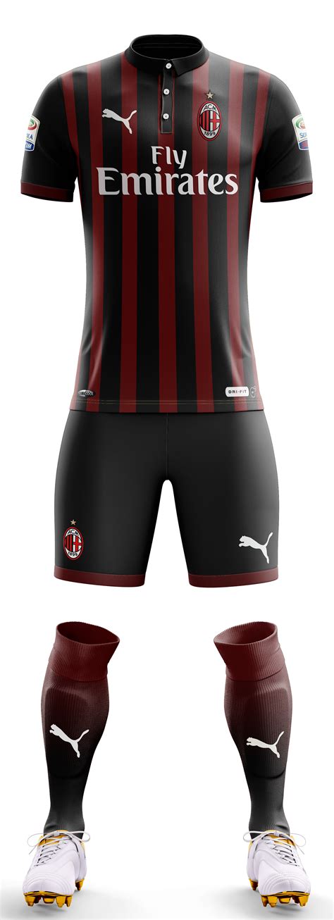 Ac Milan Concept Home Kit Behance