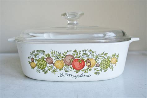 Vintage Corningware Spice Of Life Covered Casserole Dish Etsy