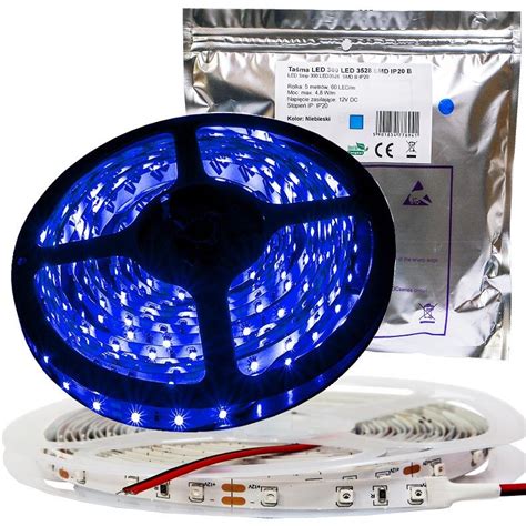 Banda 300 Led Smd 2835 24w Albastru Ip20 12v 5 Metri Emag Ro