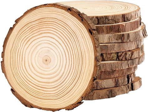 Amazon FUNSUEI 12 PCS 6 7 Inches Unfinished Natural Wood Slices