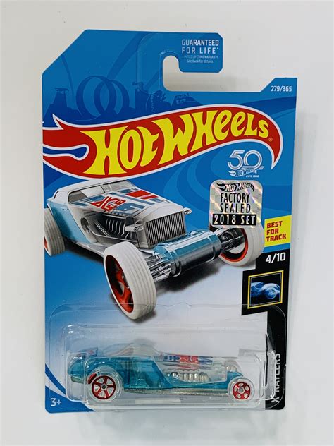 Hot Wheels 2018 Factory Set 279 Hi Roller Clear