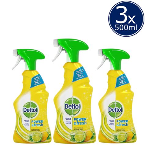 Dettol Allesreiniger Spray Power Fresh Citrus 500ml X3