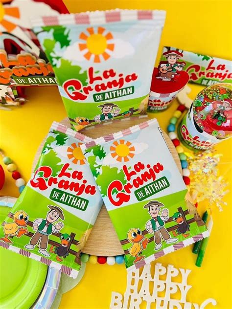 La Granja De Zenón Chip Bag La Granja De Zenón Birthday La Granja De