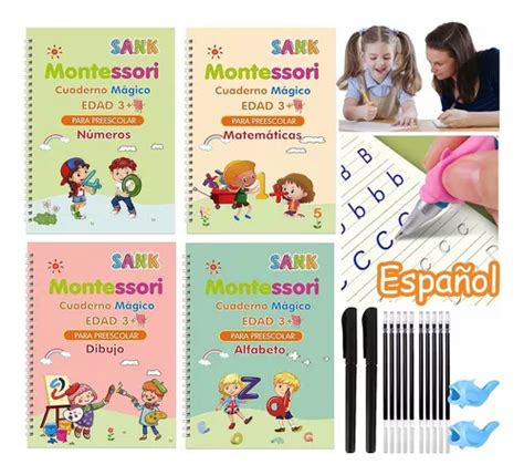 Kit Cuaderno Magico Caligraf A Reutilizables Espa Ol Ni Os Cuotas Sin