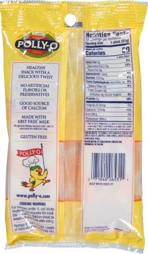 Polly O Twists Mozzarella Cheddar String Cheese Snacks Ct Oz