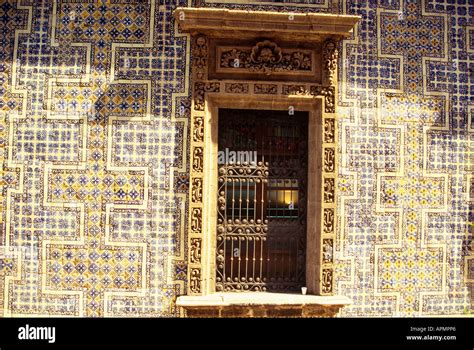 The Decorated Facade Of The Casa De Los Azulejos Madero A Th Century