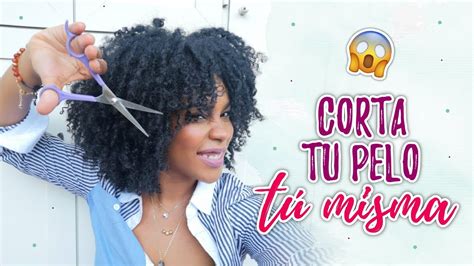 C Mo Cortar El Cabello Afro Rizado Corte En Seco Youtube