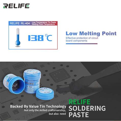 Relife Rl C Low Temperature Solder Paste Makers Electronics