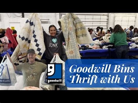 Thrifting At The Goodwill Bins And Organizing Our Hoarder Pile In The