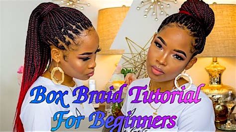 Easy Diy Box Braids Tutorial For Beginners Karrill Dadiva Youtube