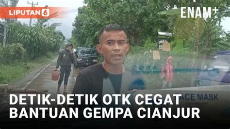 Video Viral Mobil Bantuan Gempa Cianjur Dicegat Orang Tak Dikenal