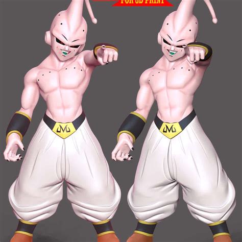 Co3d Kid Buu Dragon Ball Fanart