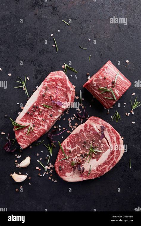 Various Steaks Hi Res Stock Photography And Images Alamy