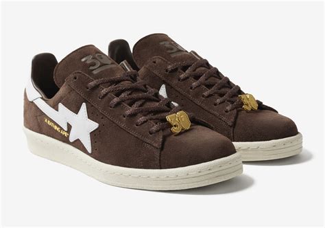 Bape Adidas Campus 80s Brown If3379 Release Date