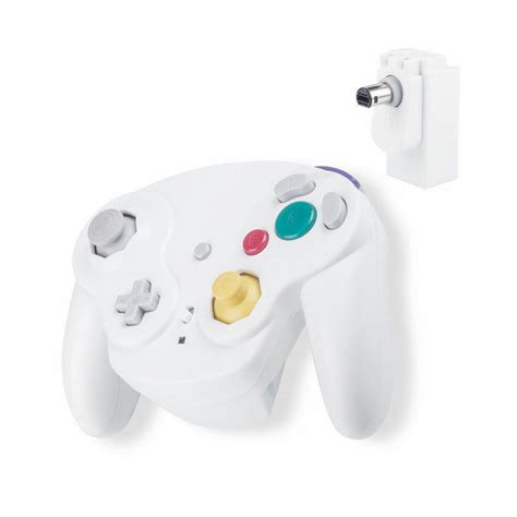 Wireless Controller For Nintendo Gamecube Console White Retro Refurb