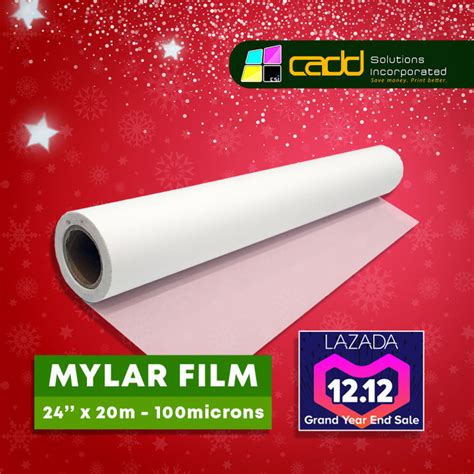 Mylar Film Paper Size • 24 Inches X 20 Meters 100microns 004 Mm