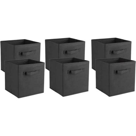 Lot De Grands Cubes De Rangement Pliables En Tissu Non Tiss Bo Te De