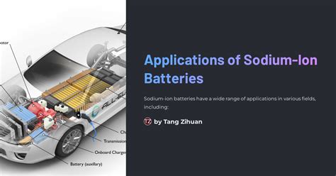 Applications Of Sodium Ion Batteries