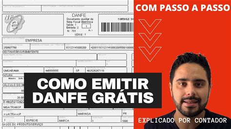 Emitindo Nota Fiscal De Produto Danfe Passo A Passo Youtube