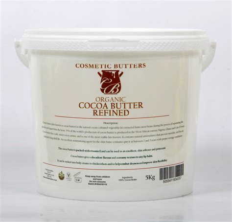 Cocoa Butter Refined Organic 100 Pure New Directions Uk