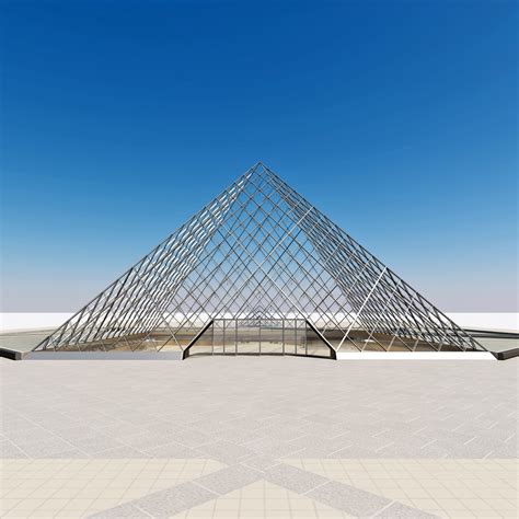 louvre gallery 3d model