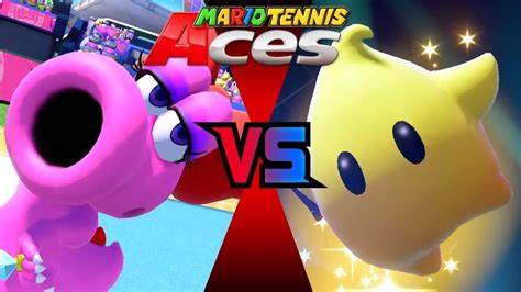 Mario Tennis Aces Birdo Vs Luma Tiebreaker YouTube